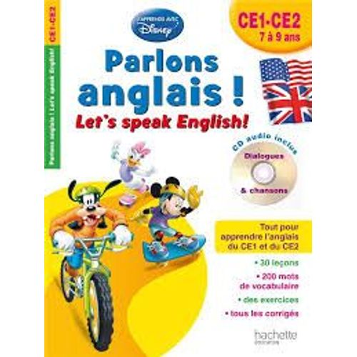 Parlons Anglais Avec Mickey ; Primaire ; Ce1/Ce2 ; 7/9 Ans