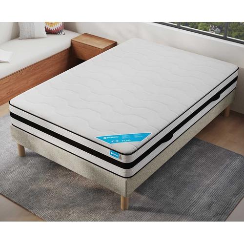 Swissway - Matelas Filao - 160x200 Cm - Technologie Ressorts Ensachés - Parfait Soutien - Confort Ferme - Epaisseur 25 Cm