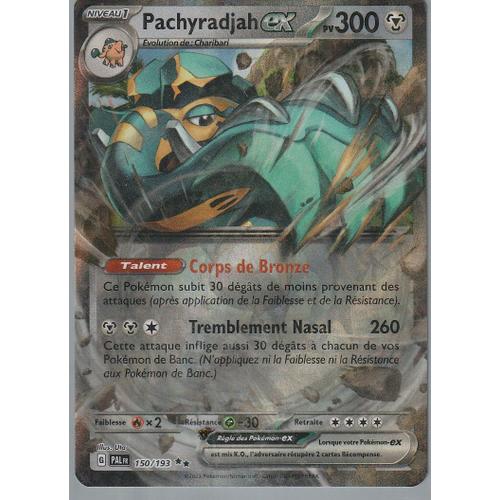 Carte Pokémon - Pachyradjah Ex - 150/193 - Ultra-Rare - Ev2 Evolutions À Paldea