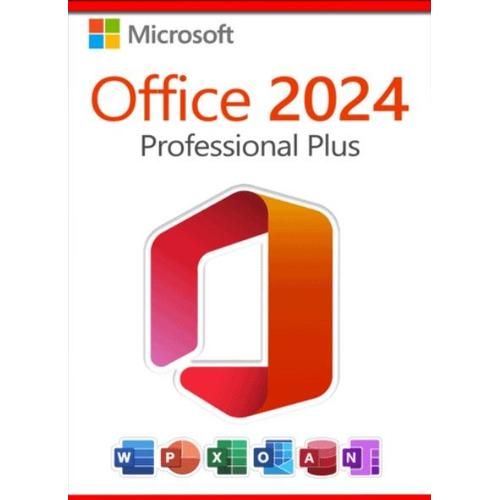 Microsoft Office 2024 Pro Plus - Clé Digitale Pour  1 Pc