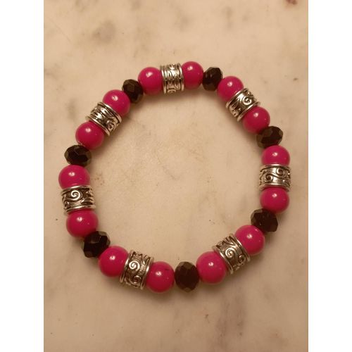 Bracelet En Perles Corail