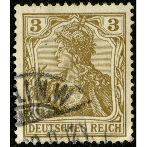 Timbre Oblitéré Deutsches Reich 3