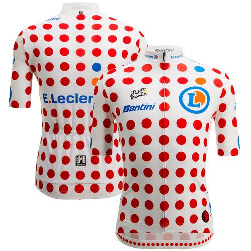 Maillot De L'équipe Réplique Du Tour De France 2024 Par Santini - Polka
