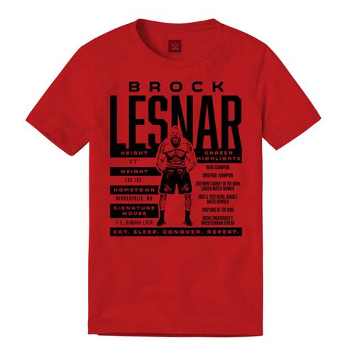 T-Shirt Brock Lesnar « Career Highlights » - Hommes
