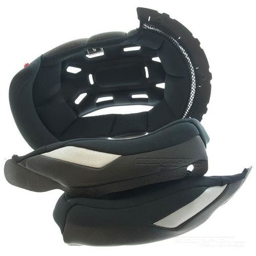 Ensemble De Mousses Pour Casque De Moto Scorpion Exo-230 Kw Standard - Noir - Xs