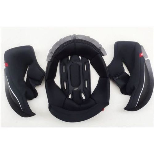 Ensemble De Mousses Pour Casque De Moto Scorpion Exo-491 Kw Standard - Noir - M