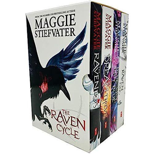 The Raven Cycle Series 4 Books Collection Box Set By Maggie Stiefvater (The Raven King, Blue Lily Lily Blue, The Dream Thieves, The Raven Boys)