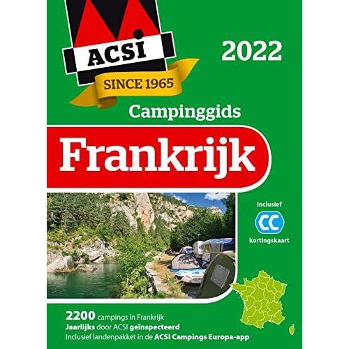 Acsi Campinggids Frankrijk + App 2022