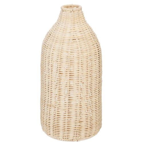 VASE EN ROTIN 32CM