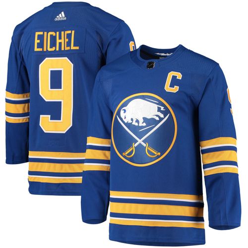 Maillot Adidas Jack Eichel Royal Buffalo Sabres Domicile Primegreen Authentique Joueur Professionnel Pour Hommes