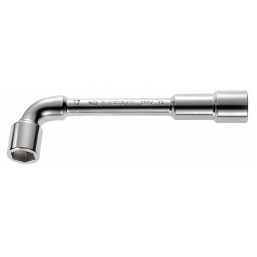 CLE A PIPE 6-6 PANS DEBOUCHEES 75 FACOM TOUTES DIMENSIONS AU DETAIL de 23 mm