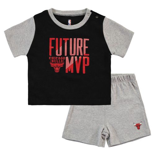 Ensemble De Vêtements Pour Bébés Chicago Bulls Nike - Léche-Botte, Short Et T-Shirt - Infant