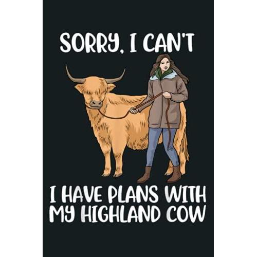 Highland Cow Women Highland Cow Gift Women Farm Animal: Notebook Planner - 6x9 Inch Daily Planner Journal, To Do List Notebook, Daily Organizer, 114 Pages