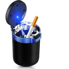 Mini Cendrier avec Couvercle Portable en Acier Inoxydable Cigare