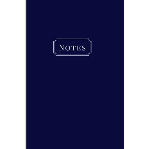 Notes: Navy Blue Notebook