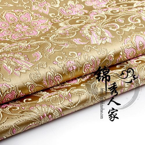 Tissu Brocart Damassé Jacquard Style Américain,Tissu Ameublement,Rideau De Costume,Vêtements,75x50cm - Type B