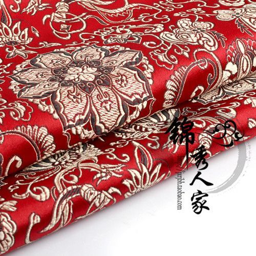 Tissu Brocart Damassé Jacquard Style Américain,Tissu Ameublement,Rideau De Costume,Vêtements,75x50cm - Type F