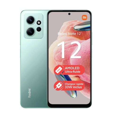 Xiaomi Redmi Note 12 4G 8/128 Go Vert Menthe