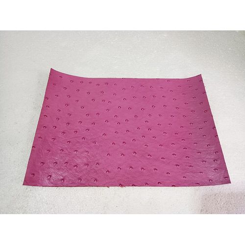 Tissu En Cuir De Vache À Couche Supérieure À Motif D'autruche,Cuir Gaufré,Tissu De Bricolage Fait Main,20*30cm - Type [T07]-20x30cm