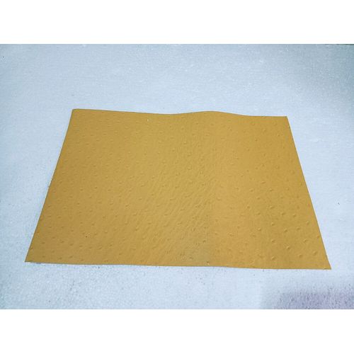 Tissu En Cuir De Vache À Couche Supérieure À Motif D'autruche,Cuir Gaufré,Tissu De Bricolage Fait Main,20*30cm - Type [T08]-20x30cm