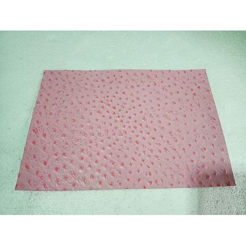 Tissu En Cuir De Vache À Couche Supérieure À Motif D'autruche,Cuir Gaufré,Tissu De Bricolage Fait Main,20*30cm - Type [T06]-20x30cm