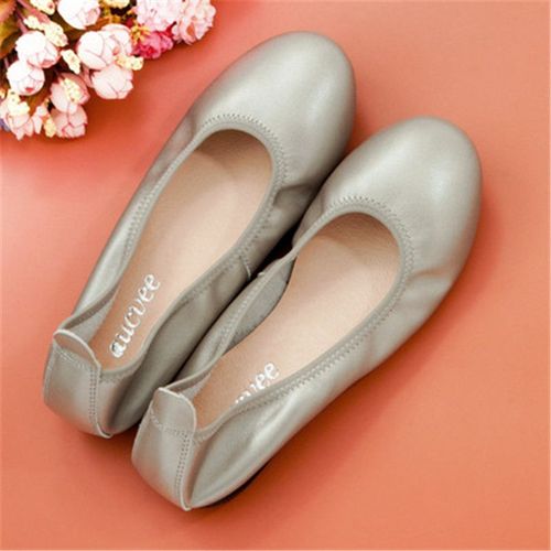 Ballerines En Cuir Véritable Pour Femmes,Confortables,Souples,À Enfiler,Grande Taille 34-43,Meilleures Ventes