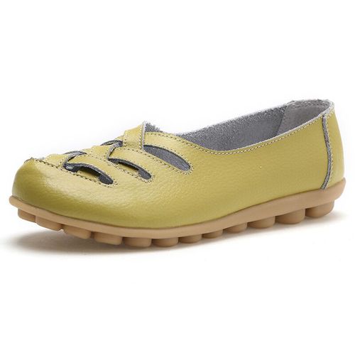 Mocassins Confortables En Cuir Group Pour Femme,Chaussures Plates,De Ballet,Grande Taille 35-44