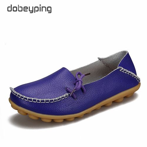 Mocassins En Cuir Véritable Pour Femmes,Chaussures Plates D'automne,À Enfiler,Avec N?Ud Papillon,Taille 35-44,2023