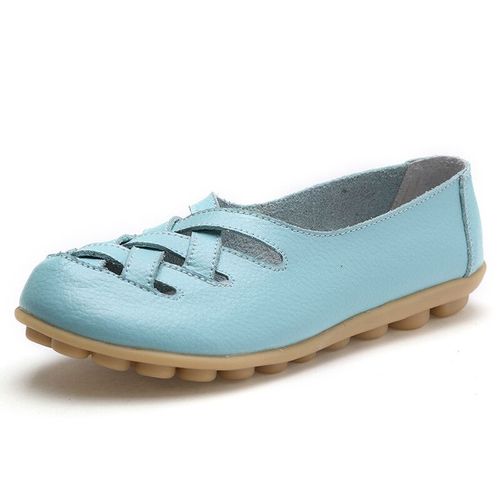 Mocassins Confortables En Cuir Group Pour Femme,Chaussures Plates,De Ballet,Grande Taille 35-44