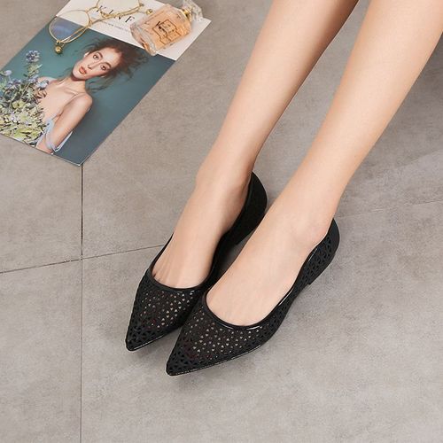 Chaussures Mocassins Bout Pointu Pour Femmeschaussures D'été Ajouréplatesgeléen?ud Papillonrespirantescoussin Argentémarron Foncéchaussures Trous Clairs
