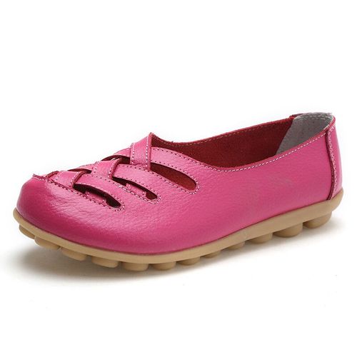 Mocassins Confortables En Cuir Group Pour Femme,Chaussures Plates,De Ballet,Grande Taille 35-44