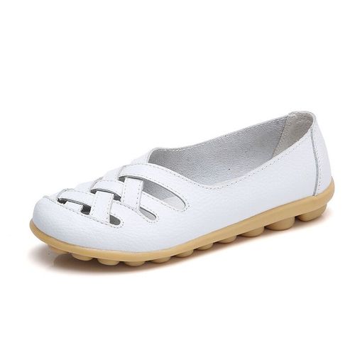 Mocassins Confortables En Cuir Group Pour Femme,Chaussures Plates,De Ballet,Grande Taille 35-44