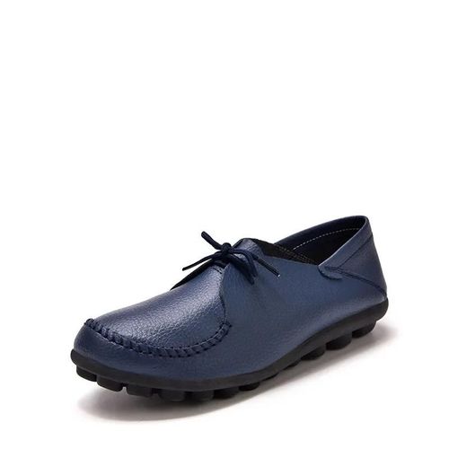 Mocassins En Cuir Véritable Pour Femmes,Chaussures Plates D'automne,À Enfiler,Avec N?Ud Papillon,Taille 35-44,2024