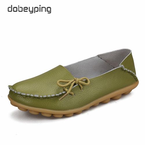Mocassins En Cuir Véritable Pour Femmes,Chaussures Plates D'automne,À Enfiler,Avec N?Ud Papillon,Taille 35-44,2023