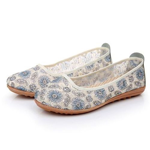 Chaussures Chaussures Plates Légères Avec Broderie Florale Pour Femmesmocassins Confortablesjoliesa6146printemps Etté