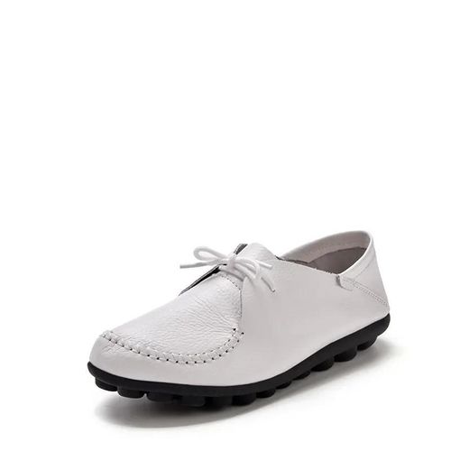 Mocassins En Cuir Véritable Pour Femmes,Chaussures Plates D'automne,À Enfiler,Avec N?Ud Papillon,Taille 35-44,2024