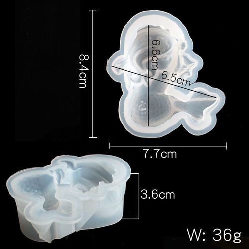 Cherel-Moule 3D en silicone pour décoration de voiture,bougie en plâtre d'aromathérapie,kit de bricolage,résine faite à la main,fournitures exécutives de Regina - Type mold-xts3