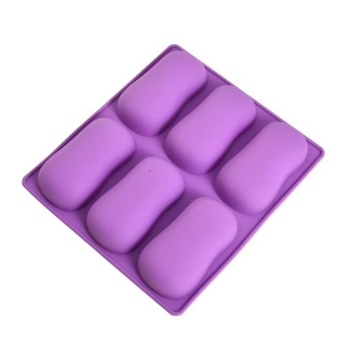 Moule En Silicone À 6 Cavités Pour Savons Exécutifs,3d,Rectangle,Bricolage,Fait À La Main - Type 1pc #E