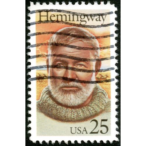 Timbre Oblitéré Usa 25 Hemingway