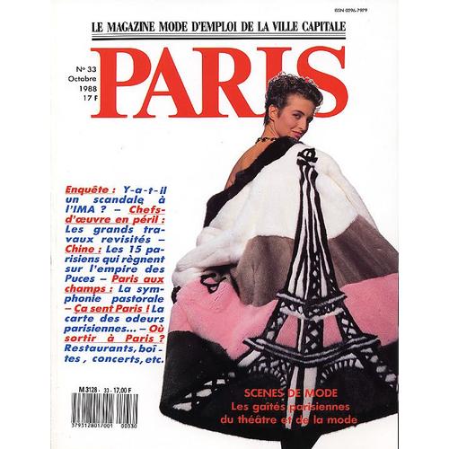 Paris N° 33 : Scenes De Mode, Les Gaîtés Parisiennes Du Théâtre Et De La Mode