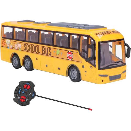 RC School Bus, Télécommande Bus Enfants Simulé D Lumière RC School Bus  Véhicu Éctronique Jouet Cadeau d'anniversaire