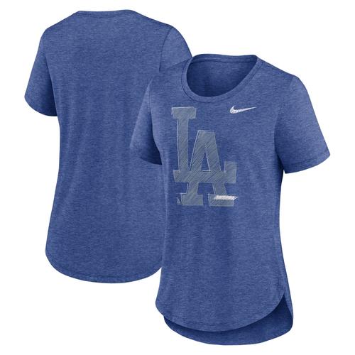 Los Angeles Dodgers Nike Team Touch Triblend T-Shirt - Femme