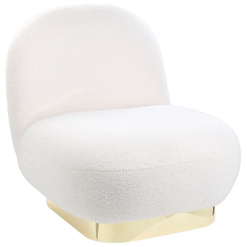 Fauteuil Loviisa Bouclé Blanc