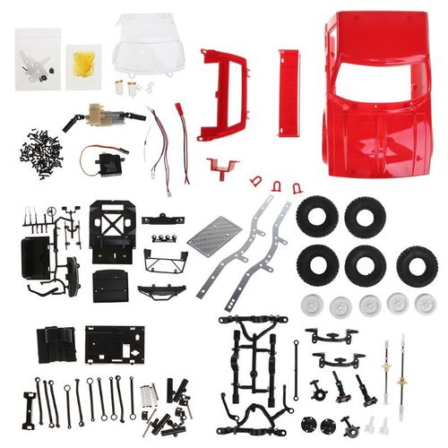 Mini Voitures De Course Pour Enfants, Jouet Tout Terrain C14 1:16 2ch 4wd 2.4g, Camion Électrique Rc, Kit Vitesse De Pointe 15 Km/H
