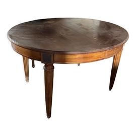Table Ovale Acajou Bois