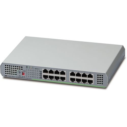 Allied Telesis AT GS910/16 - Commutateur - non géré - 16 x 10/100/1000 - de bureau - AC 90 - 264 V