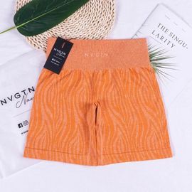 Nvgtn-Short Sans Couture Pour Femme,Taille Haute,Legging Court D'entraînement,Zèbre,Léopard,Yoga,Fitness,Vêtements D'exercice