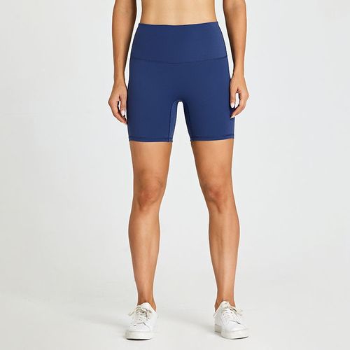 Shorts De Gymnastique Taille Haute,6 Pouces,Doux,Brossé,Contrôle Du Ventre,Leggings De Yoga Pour Femmes,Sans Couture Avant