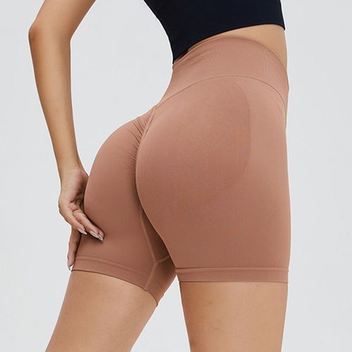 Shorts De Motard Taille Haute Pour Femmes,3 Pouces,Sans Couture,Sport,Yoga,Lifting Du Lit,Push Up,Fitness,Gym,Entraînement