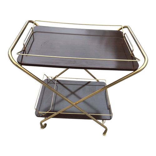 Table Desserte Pliante Roulante Bois